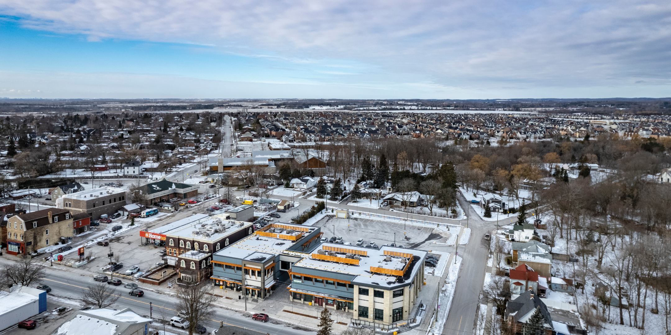 72 Baldwin Street Aerial of Property Area