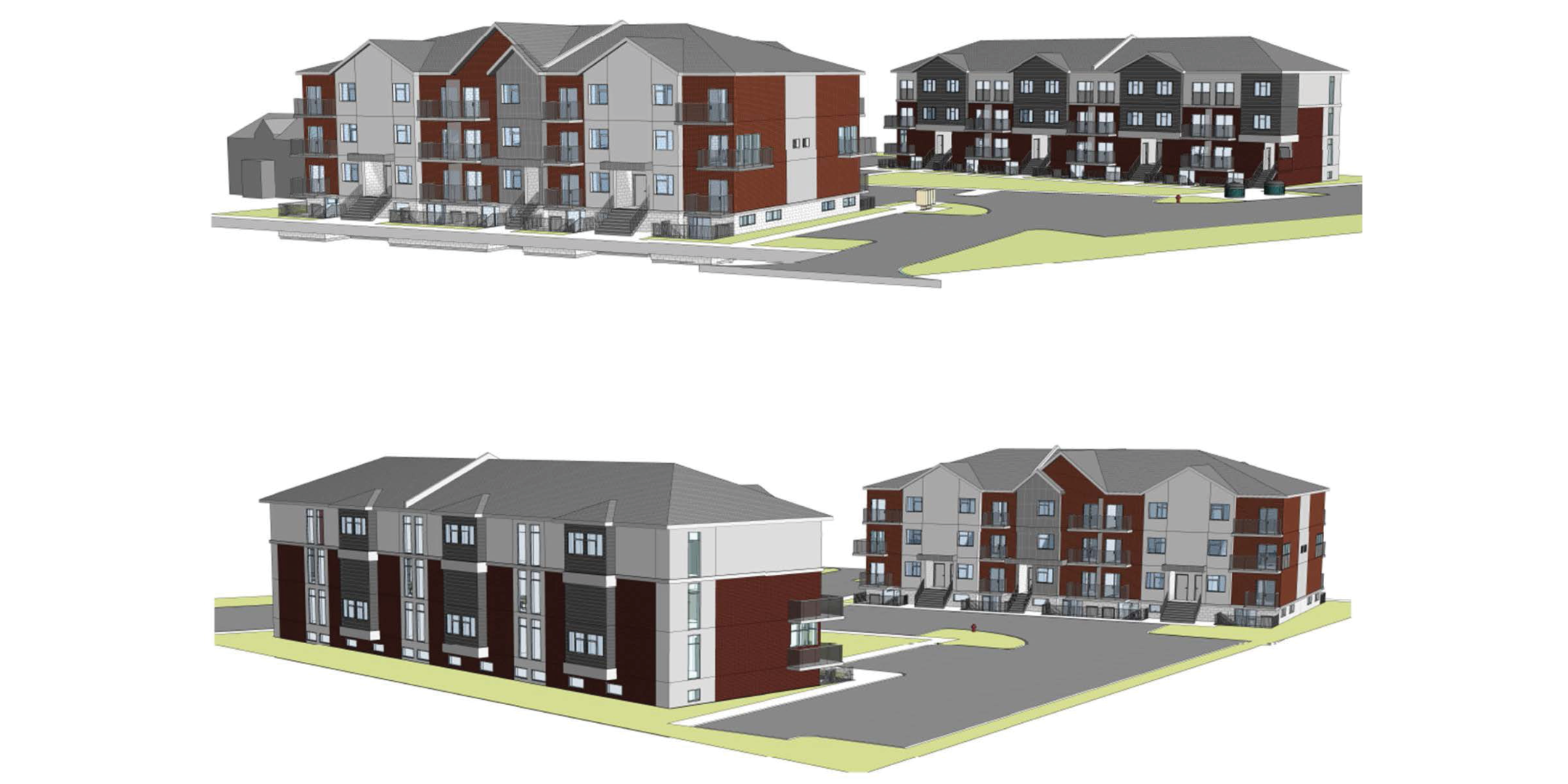 Proposed Townhouses Rendering