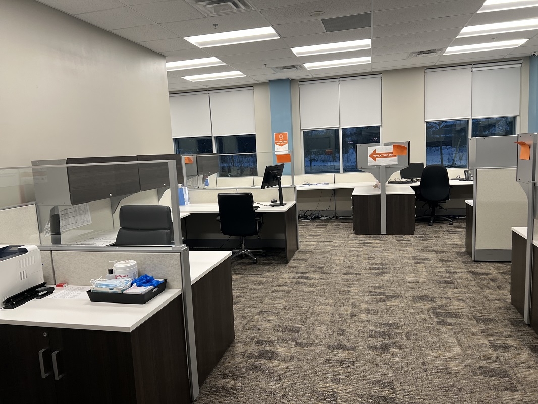 470 Harry Walker Parkway Office Area with cubicles