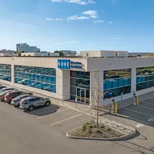 6696 Financial Drive Building Front exterior showing parking area