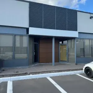 2526 Speers Road Units 14-15 Outside View with new pavement parking lot