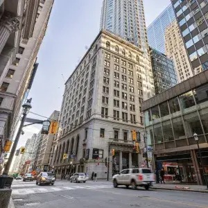 1 King Street West building exterior showing street in front 