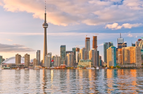 Toronto Skyline at sunset