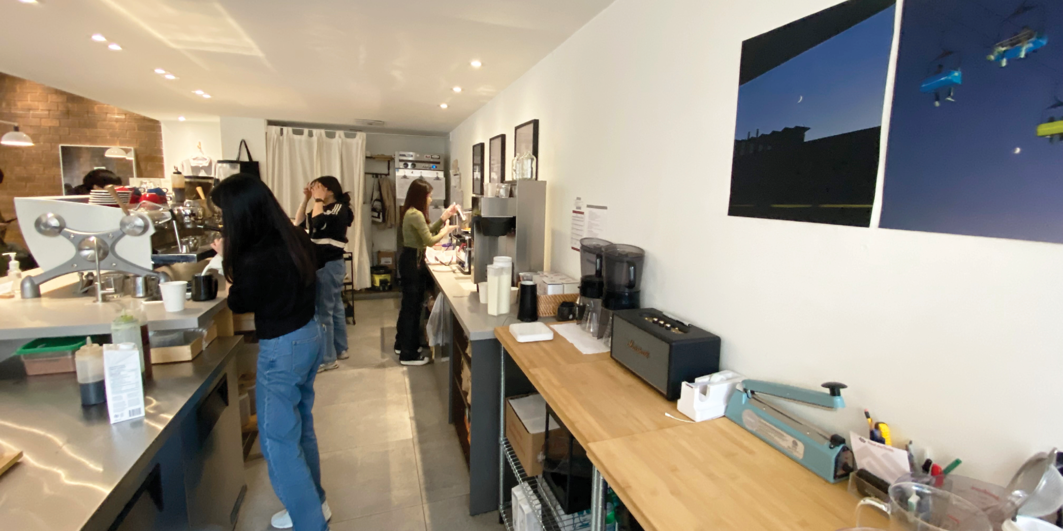 920 Yonge Street - Interior Coffee Lunar Behind Service Counter