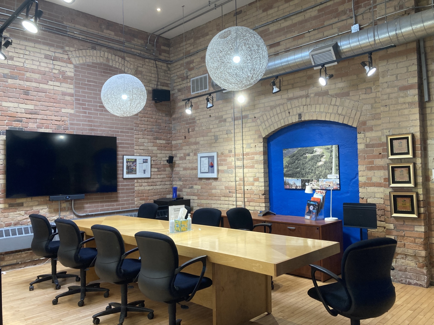 74 Fraser Avenue - Boardroom with TV mounted