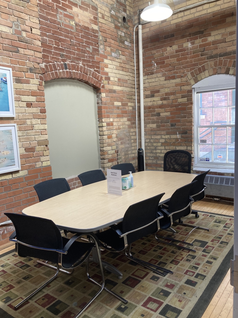 74 Fraser Avenue_Meeting room with brick and window
