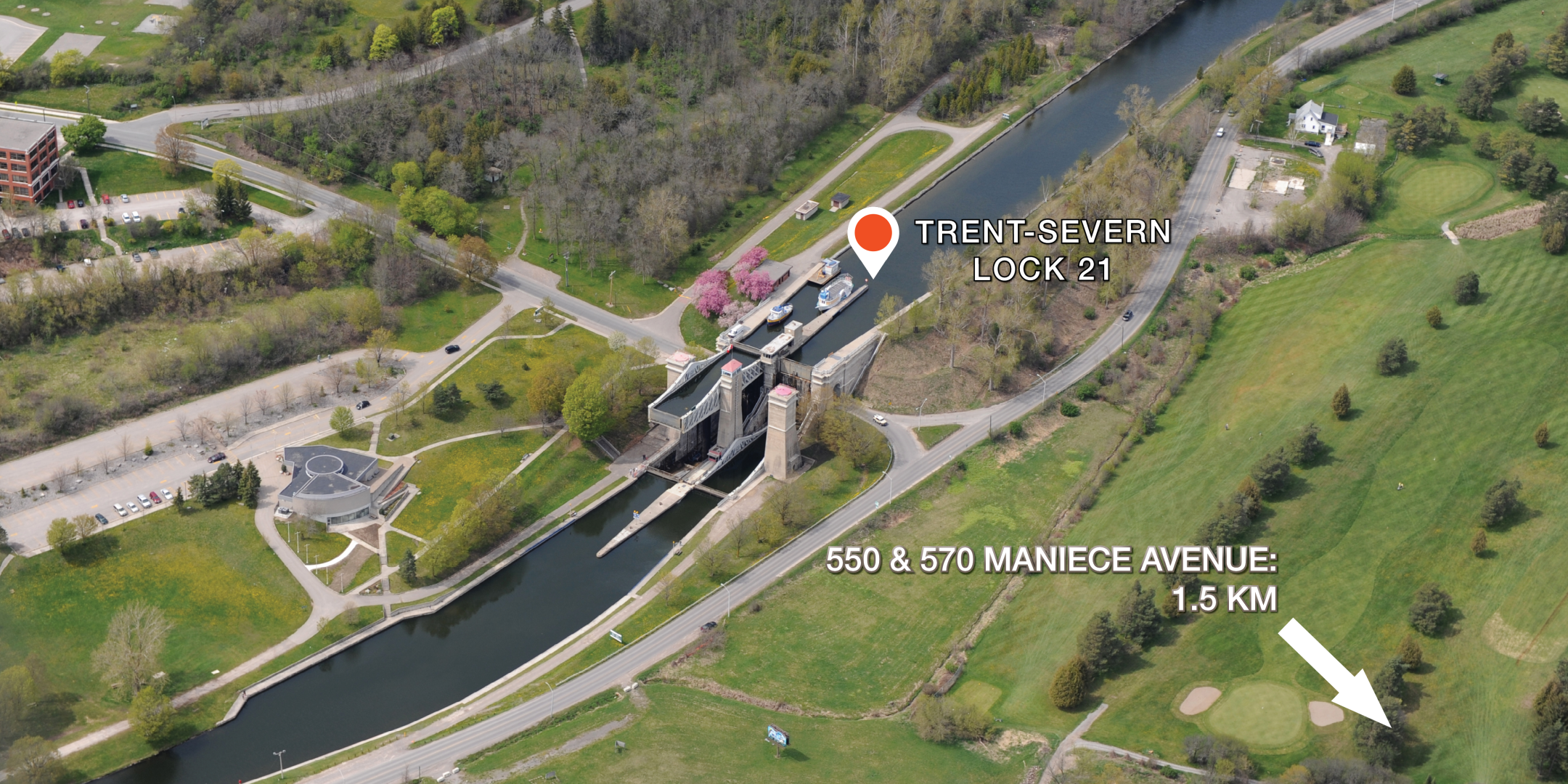 Welland Canal Lift Lock with close proximity to subject property