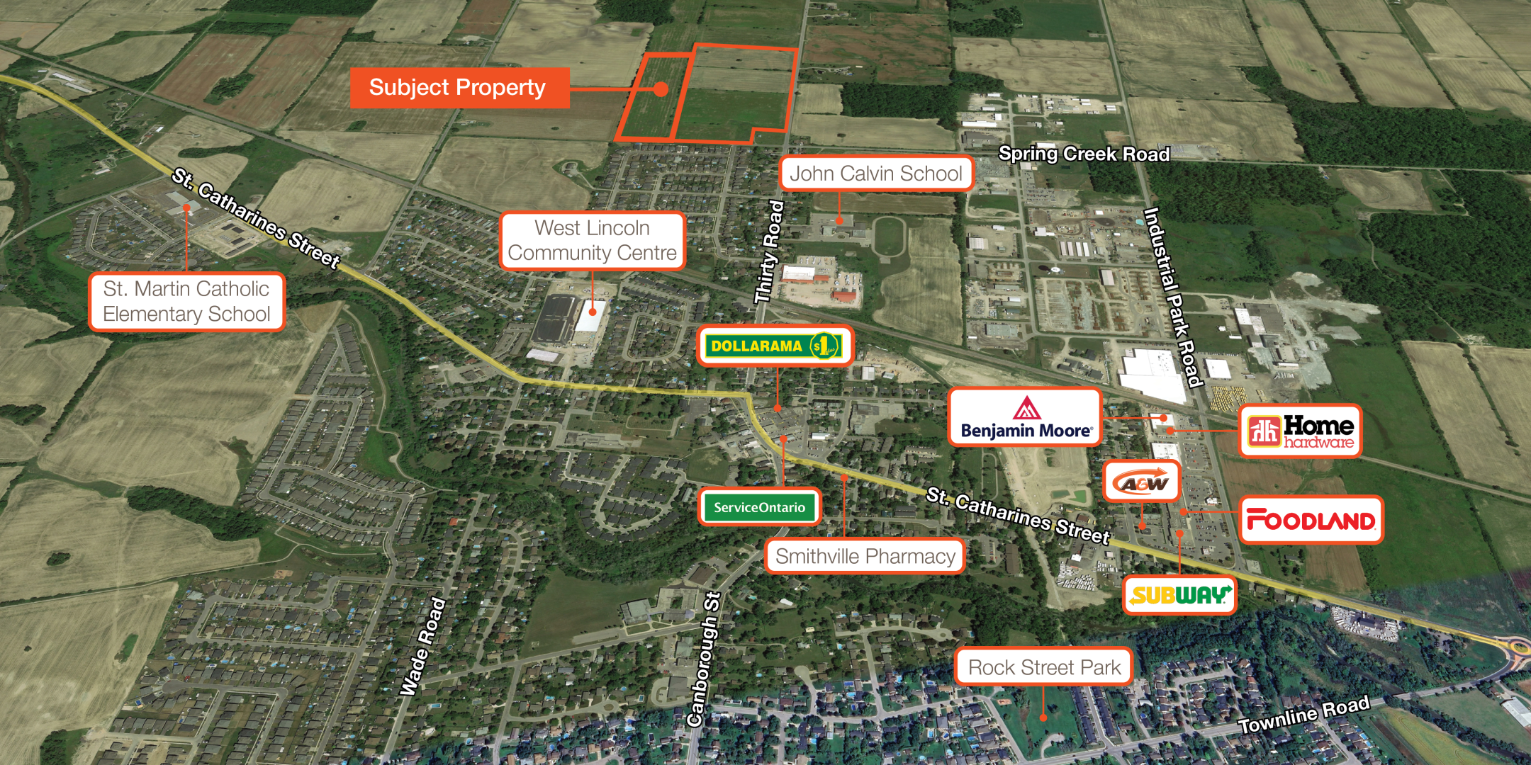 Lot 8 Station Road W Amenities Map