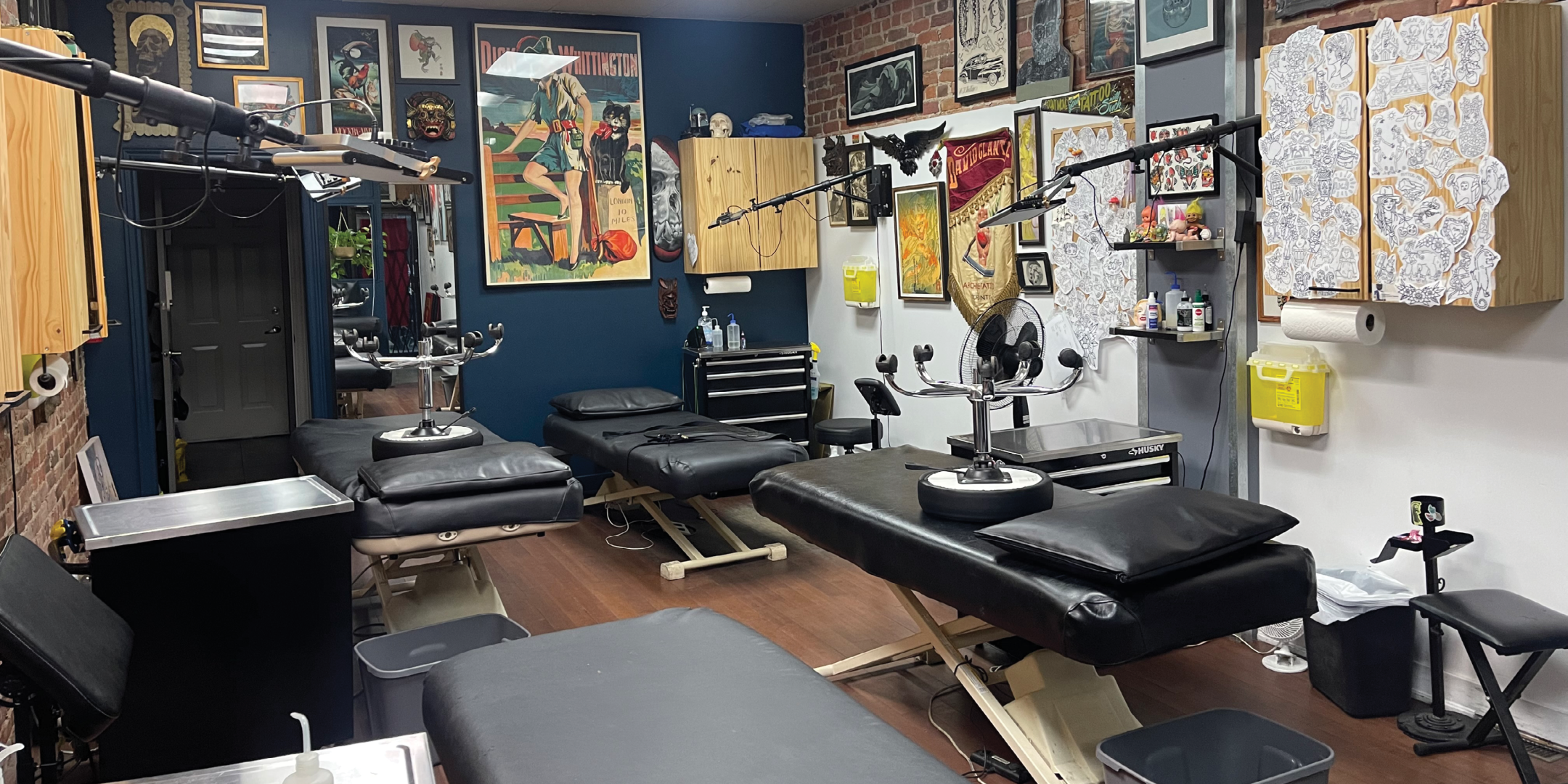Inside of Tattoo Parlor