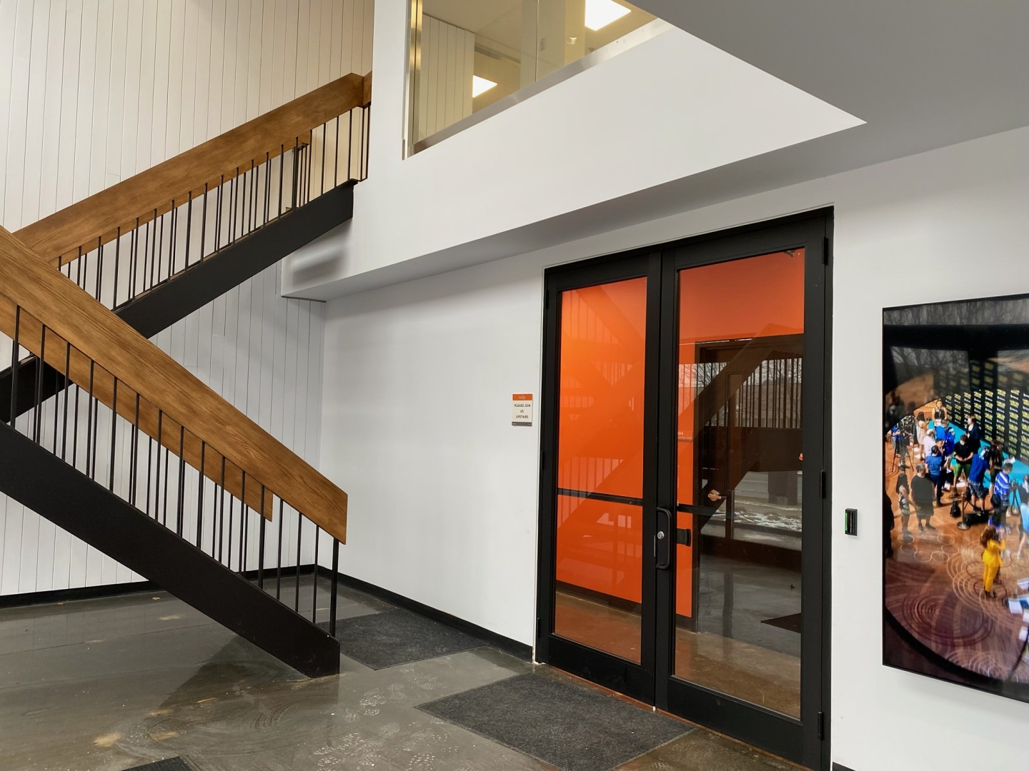 36 Horner Ave interior view of stairs and door