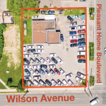1128 Wilson Avenue aerial view