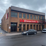 102 Main Street Building showing retail space and 2nd floor office space