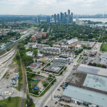 12-50 Drummond Street Aerial view of the area