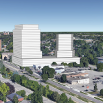 Rendering of Mixed- Use Building at 1570 King Street E