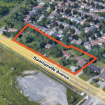 1685 1755 Bowmanville Avenue Land with Property Outline near Bowmanville Avenue