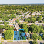 Aerial outline of 314-318 Blucher Boulevard