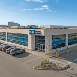 6696 Financial Drive Building Front exterior showing parking area