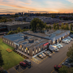 Aerial view of Industrial Building at 920 Belfast Road