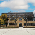 300 Geary building exterior showing front entrance